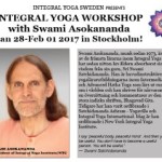 Sweden: INTEGRAL YOGA WORKSHOP with Swami Asokananda in Stockholm