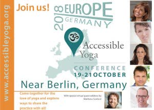 Germany: 1ST ACCESSIBLE YOGA CONFERENCE EUROPE 2018 – Berlin