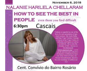 Portugal: Nalanie Harilela Chellaram Gives a Talk in Cascais (Lisbon) – How To See The Best In People