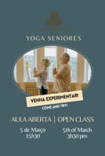 Portugal:
Aula Aberta - Yoga para Seniores