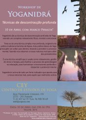 Portugal: Workshop de Yoganidrá – Técnicas de Descontracção Profunda do Yoga, no CEY com Marco Peralta