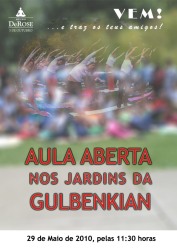 Aula Aberta nos Jardins da Gulbenkian 2010