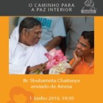 Portugal: Brahmachari Shubamrita Chaitanya, Enviado da Amma, em Lisboa