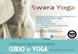 Portugal: Curso de Professores de Swara Yoga em Matosinhos