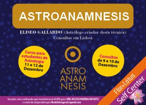 Portugal: Consultas e Curso de Astroanamnesis Para Estudantes de Astrologia por Eliseo Gallardo 