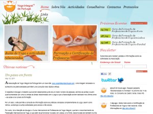 Portugal: Novo Site da Associação de Yoga Integral