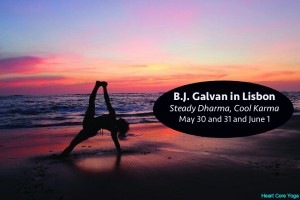 Portugal: Workshop de Anusara Yoga com B.J. Galvan