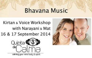 Portugal: Kírtan e Workshop de Voz com Narayani & Mat na Quinta da Calma