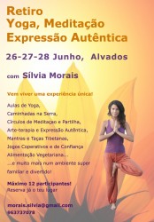 Portugal: Retiro de Yoga, Meditação e Expressão Autêntica!! em Alvados – Porto de Mós – 26-28 Junho 2015