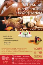 Portugal: CURSO MASSAGENS: ABHYANGA, KIZHI (PINDAS), UDVARTHANAM – com Achyuta Veda – VN Gaia