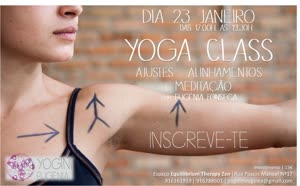 Portugal: Yoga Class – Ajustes / Alinhamentos e Meditação com Eugénia Fonseca