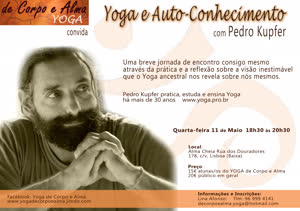 Portugal: Yoga e Autoconhecimento – Tertúlia com Pedro Kupfer