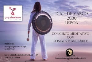 Portugal: Concerto Meditativo com Gongos Planetários com Sérgio Cristo – Lisboa