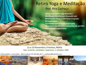 Portugal: Retiro de Yoga e Meditação com Rita Cachaço e Gonçalo Luz