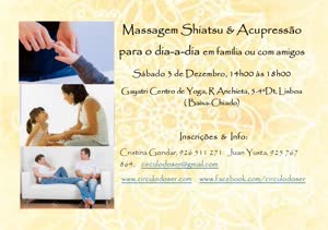 Portugal: Massagem Shiatsu & Acupressão para o Dia-a-Dia (em família ou com amigos)