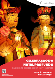 Portugal: Refeição-convívio de celebração do Natal profundo – o nascimento em nós do Buda-Cristo interior