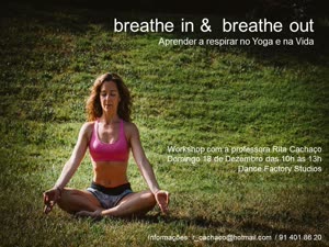 Portugal: Workshop Breathe in & Breathe out – Aprender a respirar no Yoga e na Vida