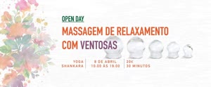 Portugal: Open Day: Massagem de Relaxamento com Ventosas – com Mariana Melo