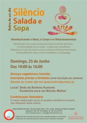 Portugal: Retiro de Um Dia, Silêncio, Salada e Sopa – Brahma Kumaris – Lisboa