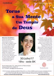 Portugal: Torne a Sua Mente Um Templo de Deus – na Brahma Kumaris