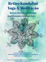 Portugal: Retiro de Kundalini Yoga & Meditação – Mafra – com Cristina Gondar e Sat Preet Kaur