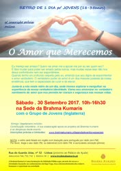 Portugal: O Amor que Merecemos na Brahma Kumaris