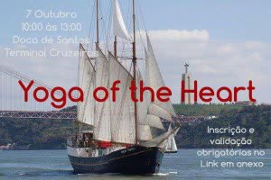 Portugal: Yoga of the Heart – Yoga a bordo para pessoas saudáveis e menos saudáveis – Lisboa