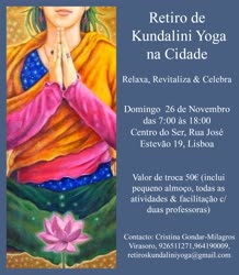 Portugal: Retiro de Kundalini Yoga na cidade – Relaxa, Revitaliza & Celebra