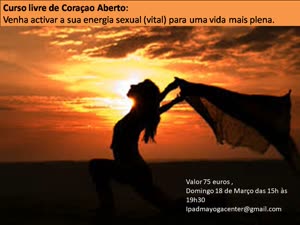 Portugal: Curso livre "Coraçao Aberto" – Centro Padma Yoga – Lisboa