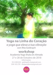 Portugal: WORKSHOP YOGA NA LINHA DO CORAÇÃO – o Yoga que eleva a tua vibração – com Rita Goldrajch