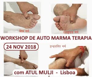 Portugal: Workshop de AUTO MARMA TERAPIA – c/ Atul Mulji – Lisboa