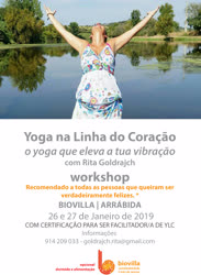 Portugal: WORKSHOP DE YOGA NA LINHA DO CORAÇÂO – com Rita Goldrajch