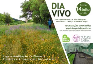 Portugal: Dia Vivo – Yoga e Alimentação Sustentável – c/ Eugénia Fonseca e João Henriques