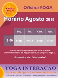 Portugal: Aulas de Yoga mês de Agosto 2019 – 2ª a 5ª Feira – Braga