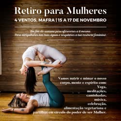 Portugal: Retiro de Yoga para Mulheres – c/ Rita Cachaço – Mafra