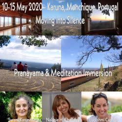 Portugal: Retiro Moving into Silence no Algarve – com Swami Karunananda, Nalanie Harilela Chellaram e Luckshmi Lucy Cannon